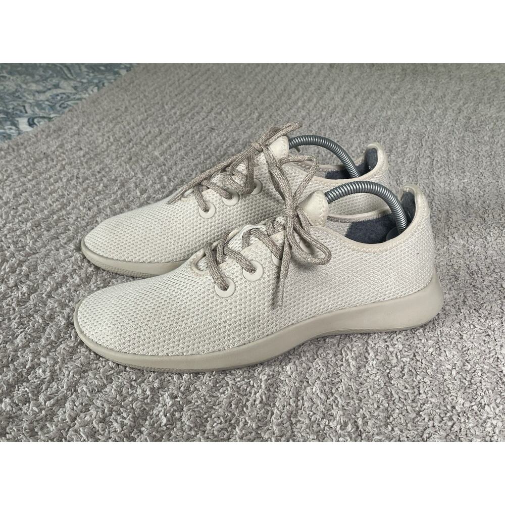 Allbirds TR Tree Runner Shoes Khaki Size Womens 10 Bamboo Knit Atheltic Sneakers